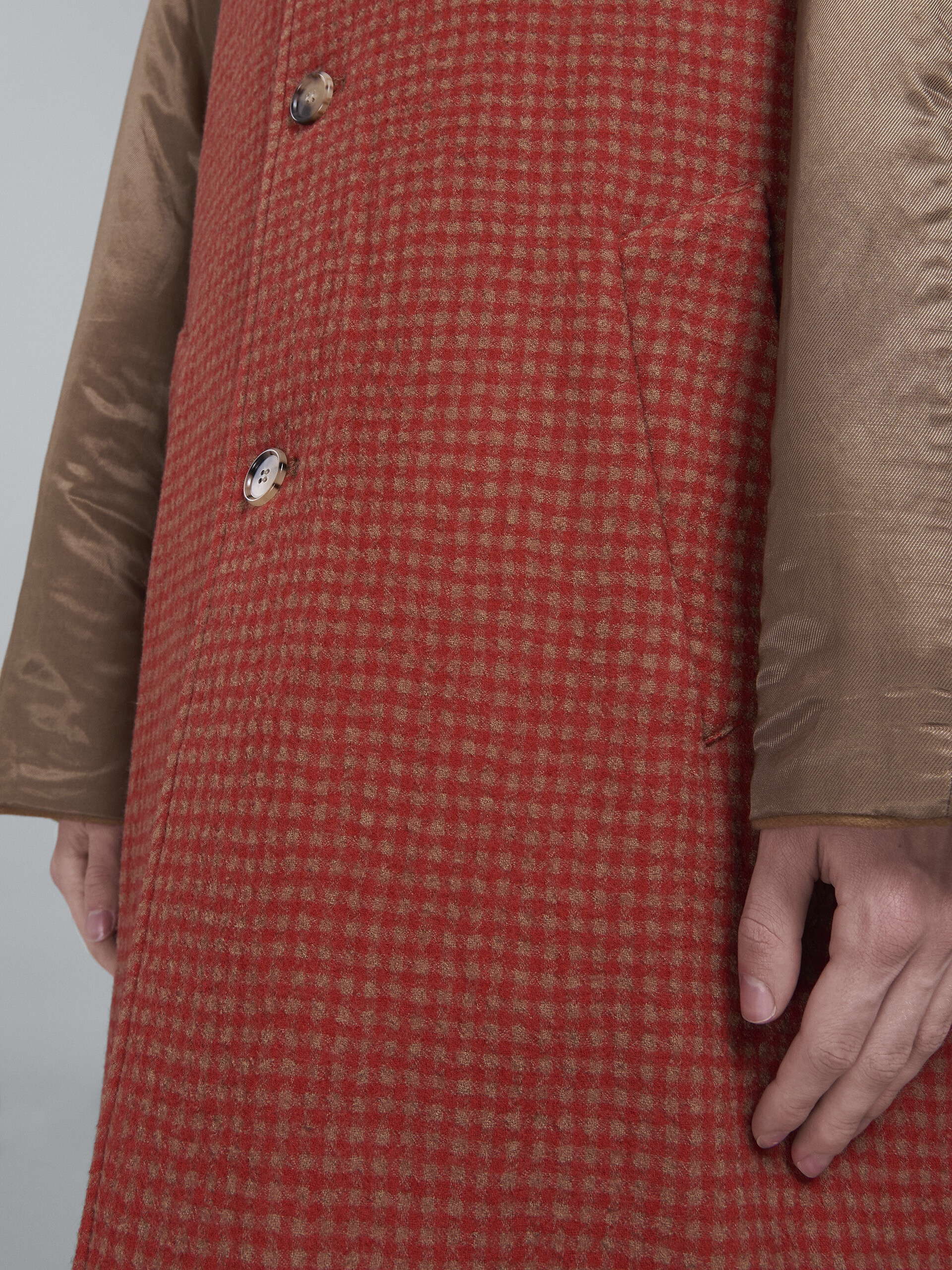 LIGHT WOOL FELT COAT - 5