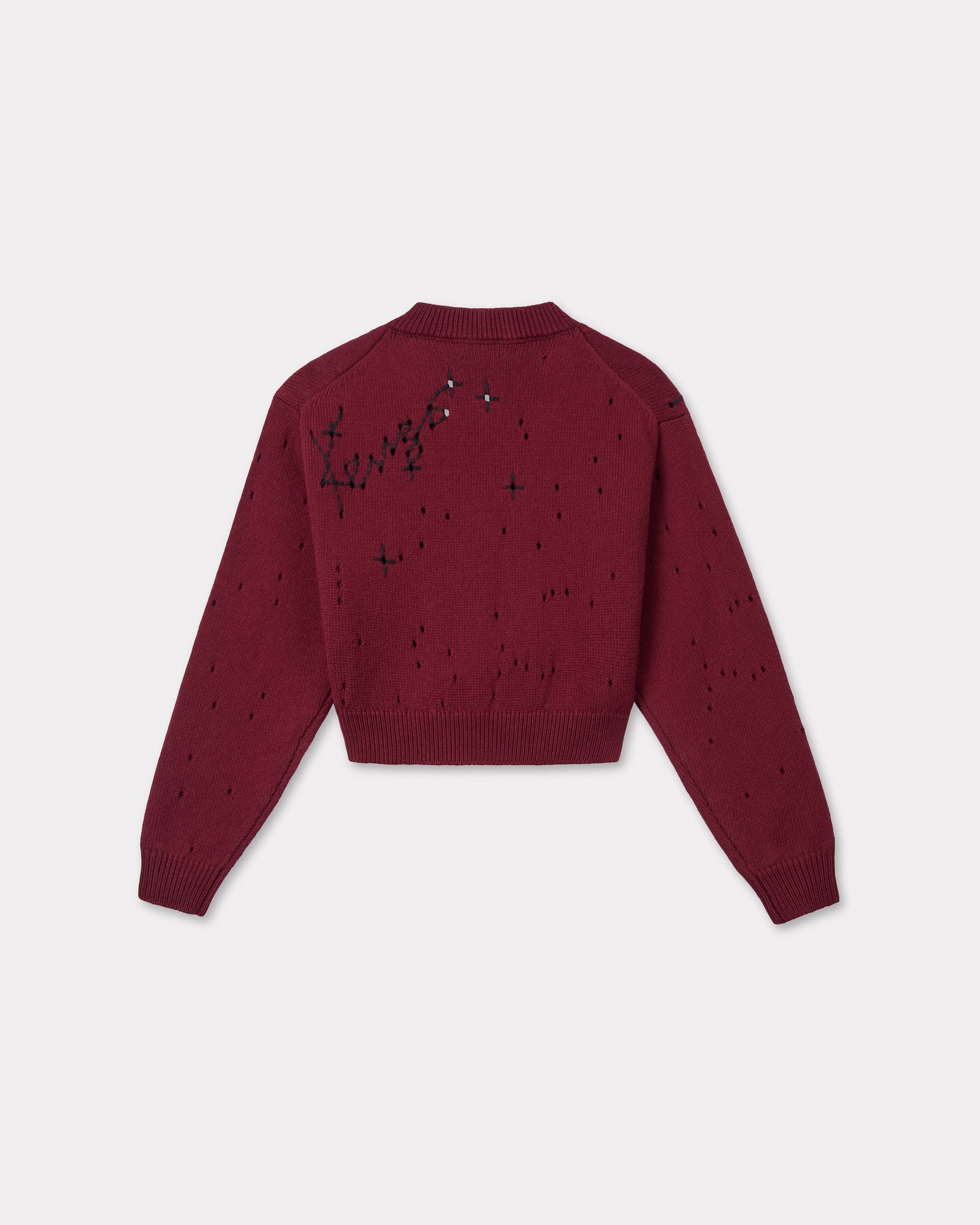 'KENZO Constellation' embroidered cropped jumper - 2