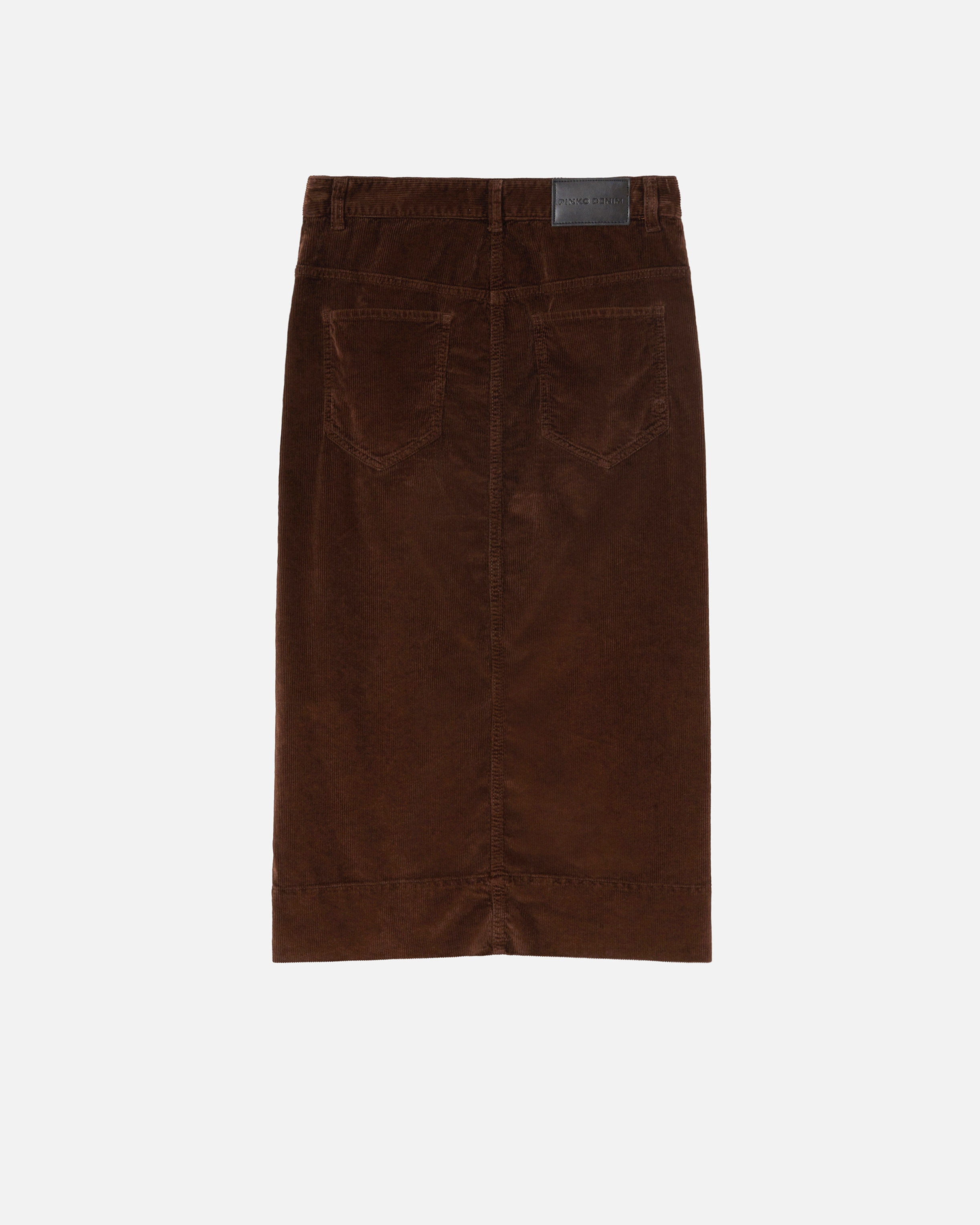 CORDUROY MIDI SKIRT WITH SLIT - 6