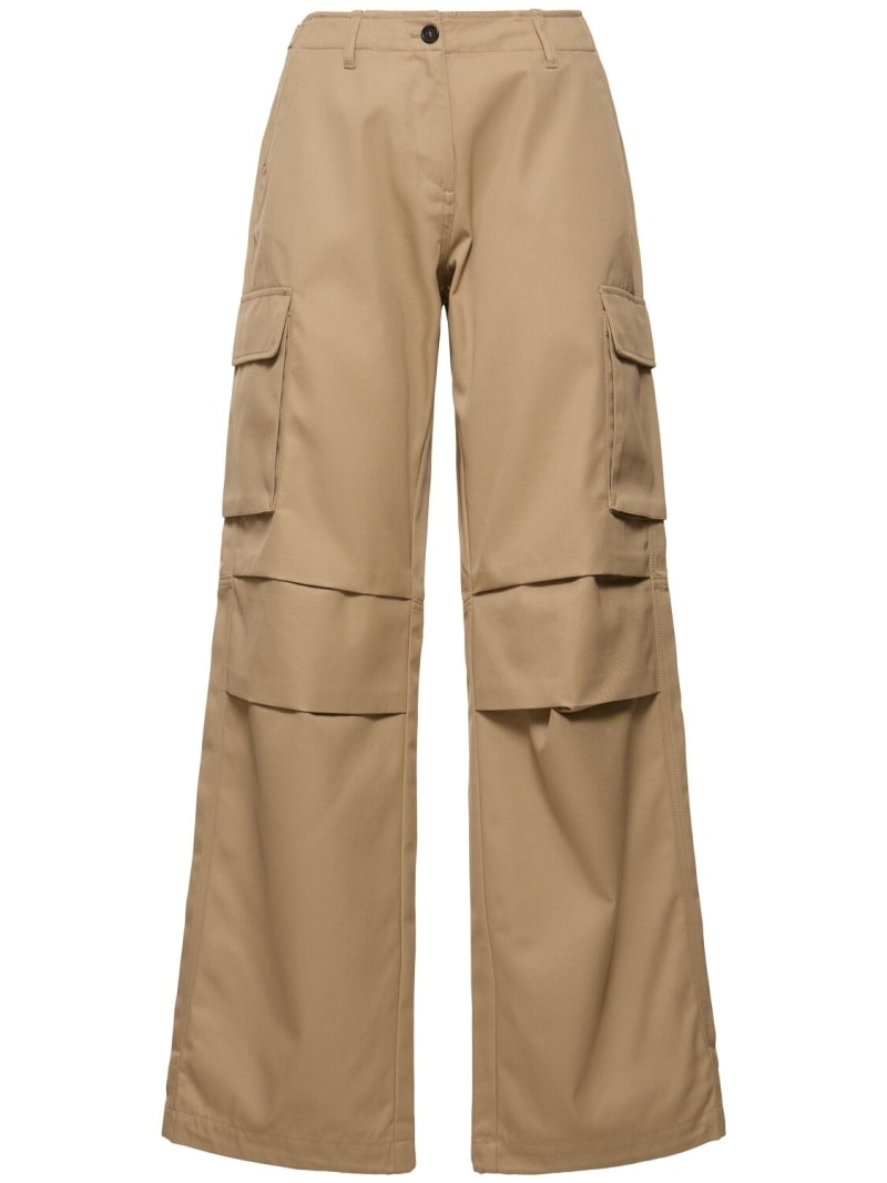 Wide leg cargo pants - 1