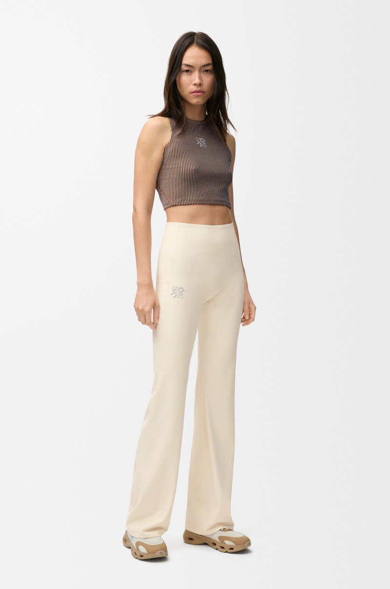 Loewe Soft bootleg pants in technical jersey outlook