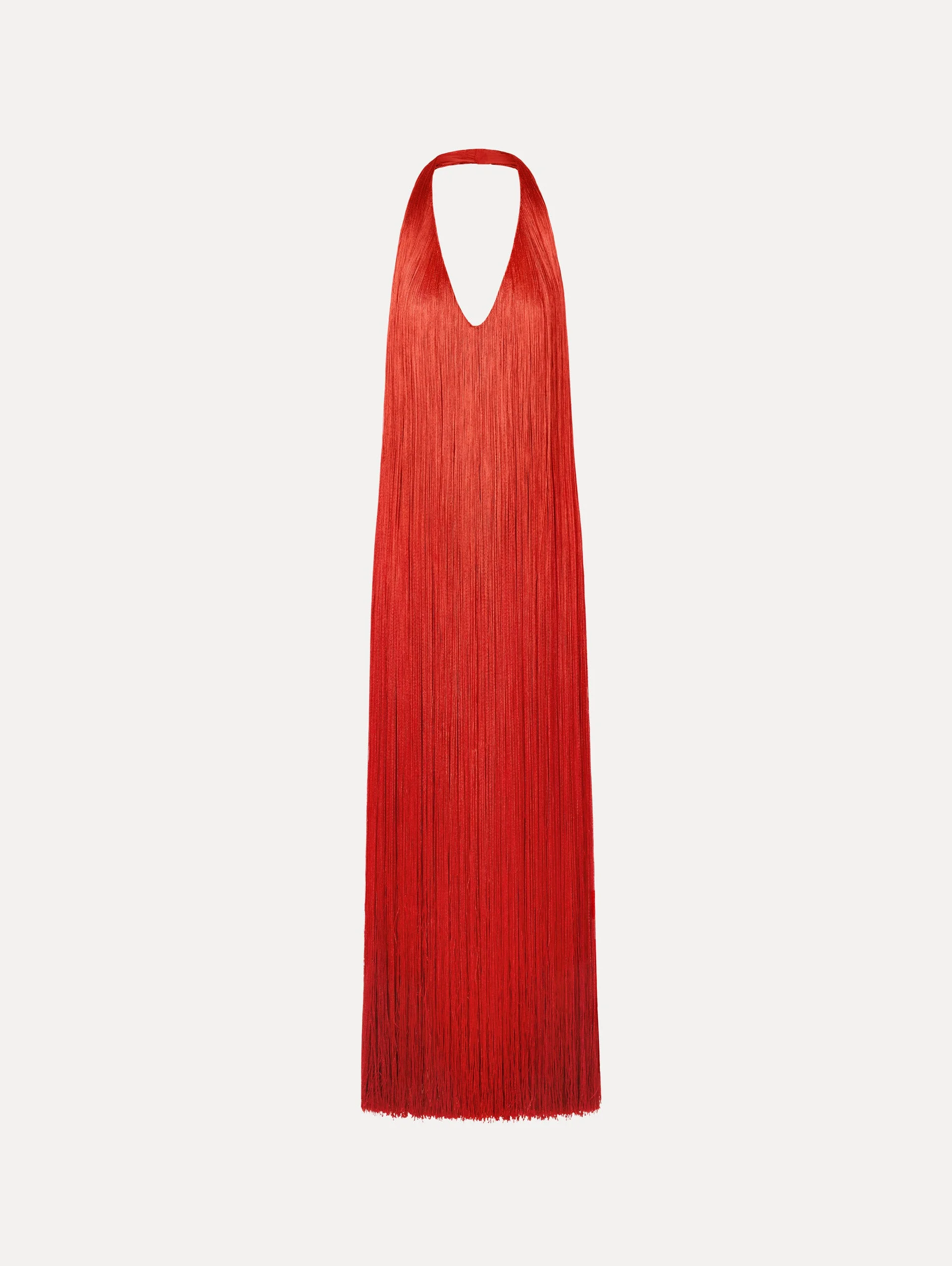OMBRÉ FRINGE GOWN - 1