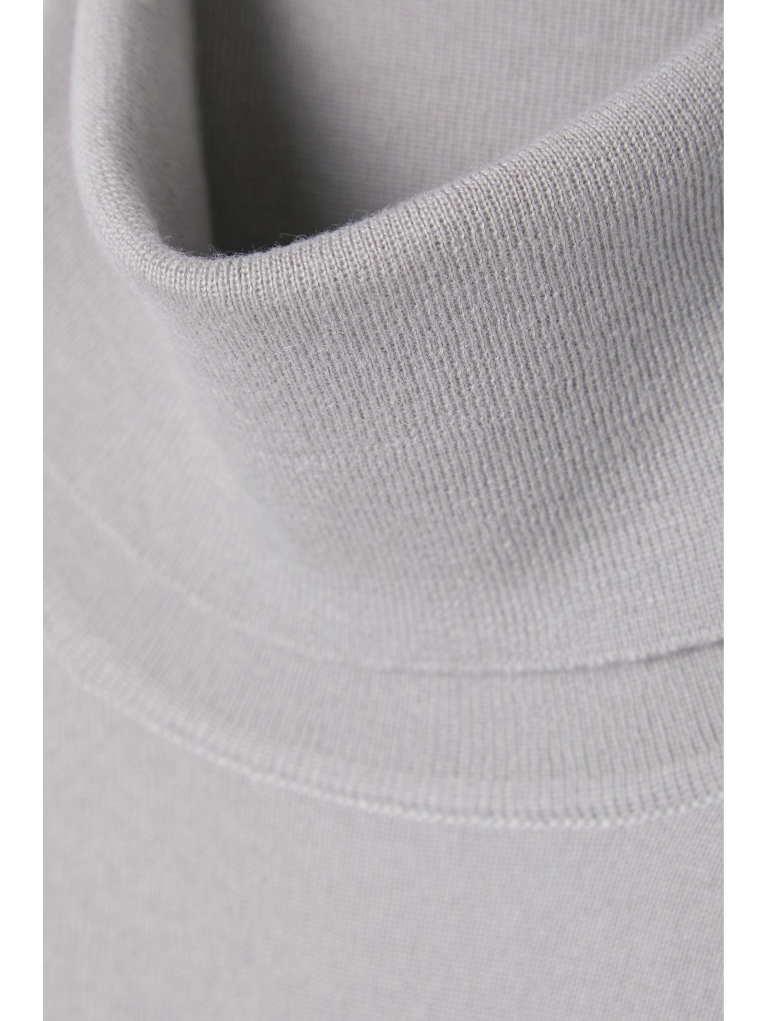 Cashmere turtleneck sweater Light gray - 4