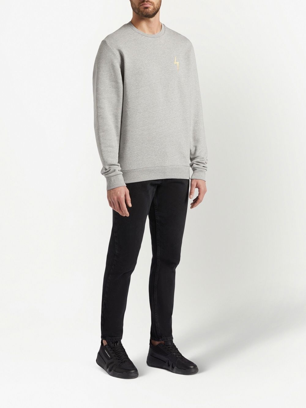 logo cotton sweatshirt - 2