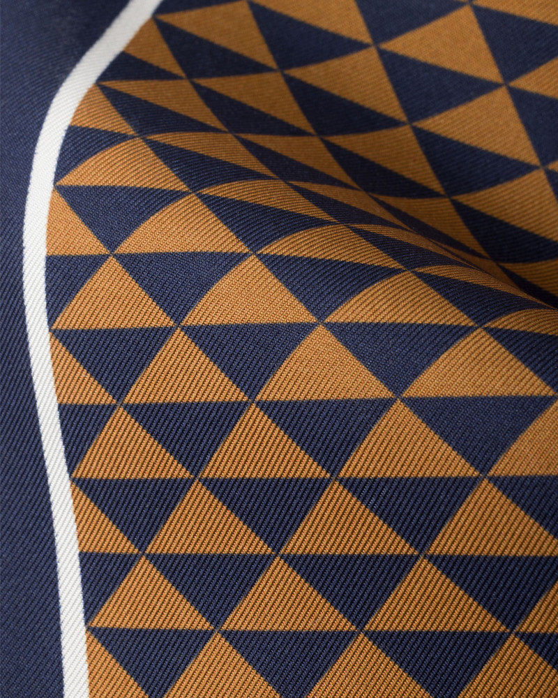 Prada Printed silk twill scarf outlook