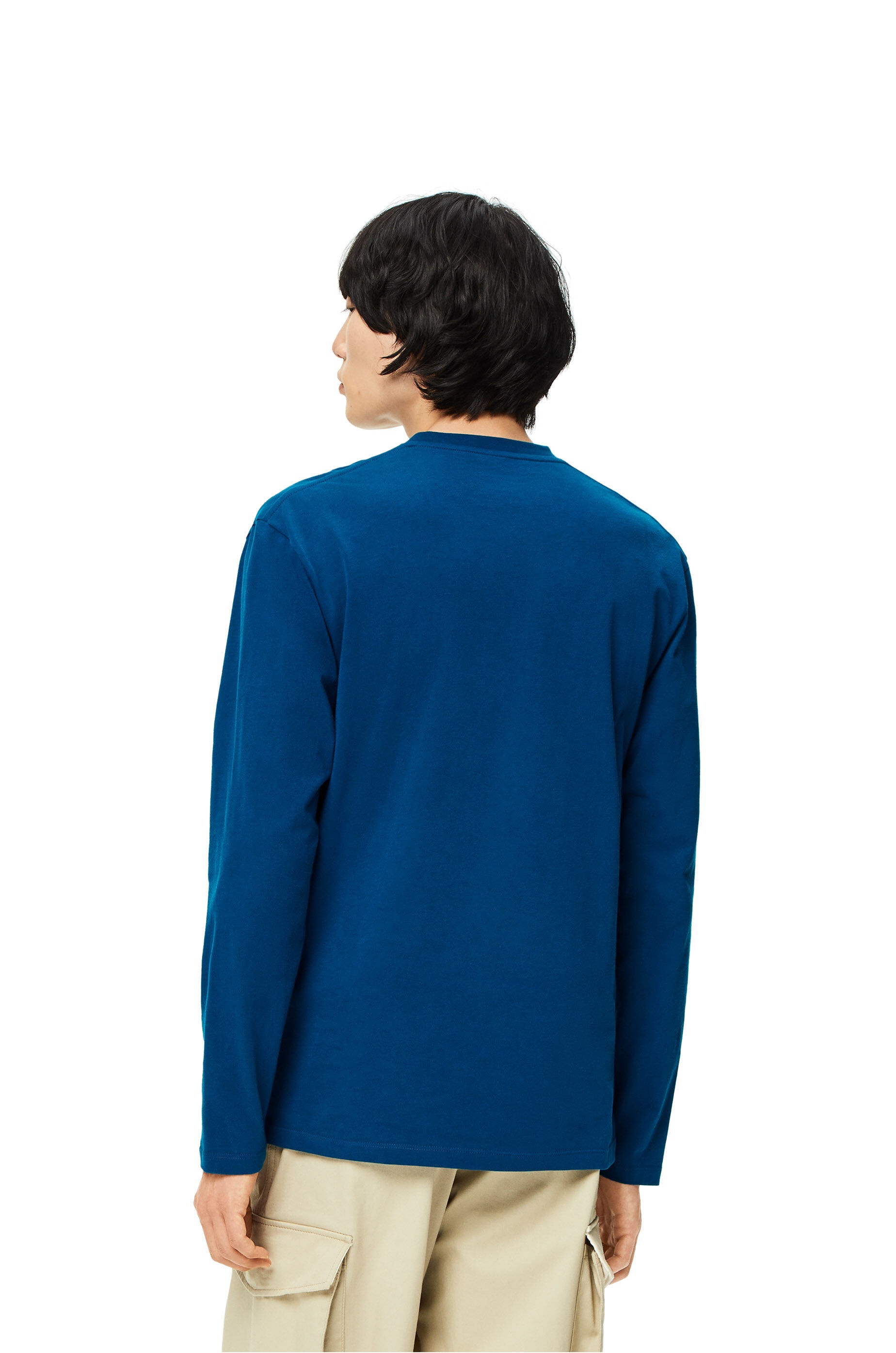 Anagram fake pocket long sleeve T-shirt in cotton - 4
