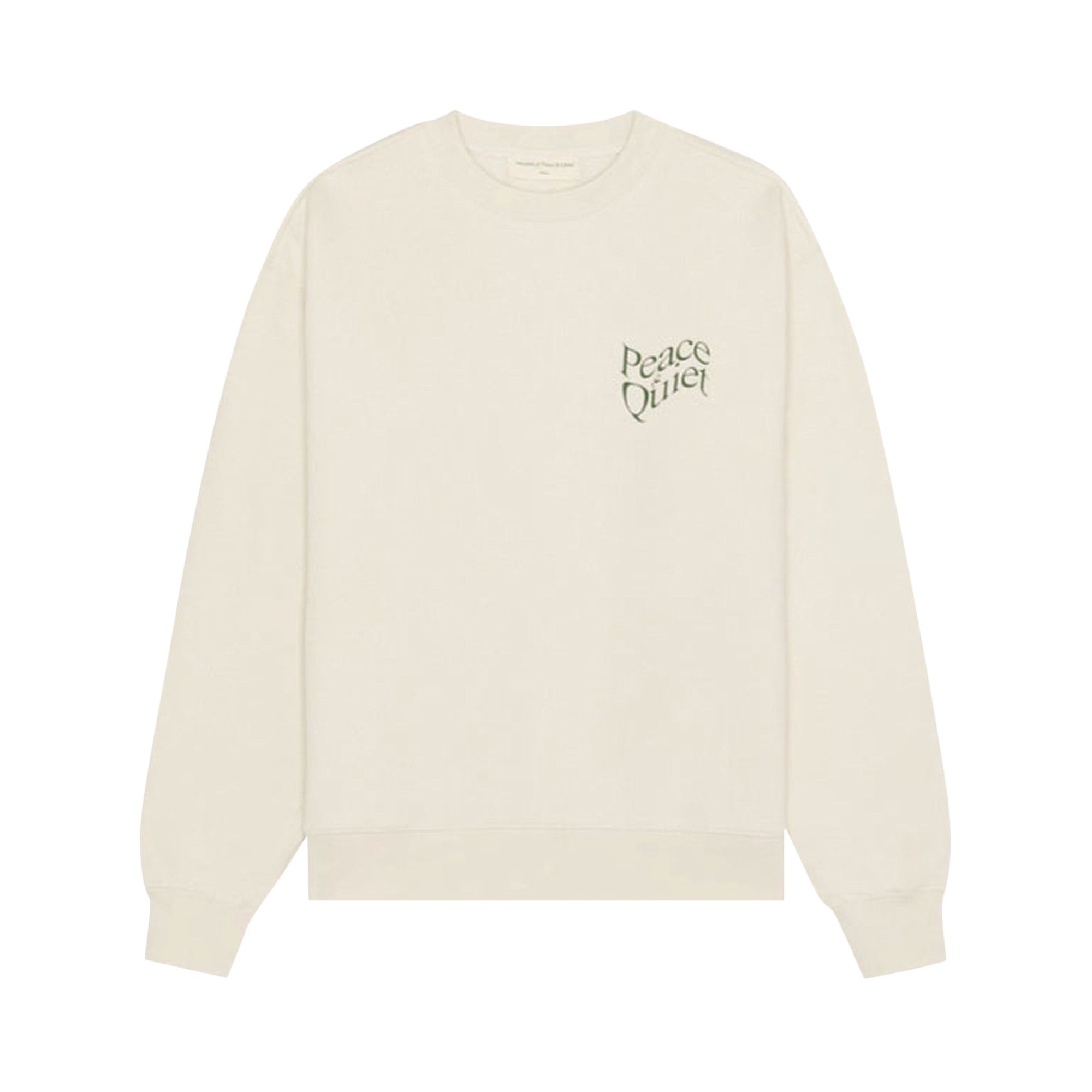 Museum of Peace & Quiet Warped Crewneck 'Bone' - 1