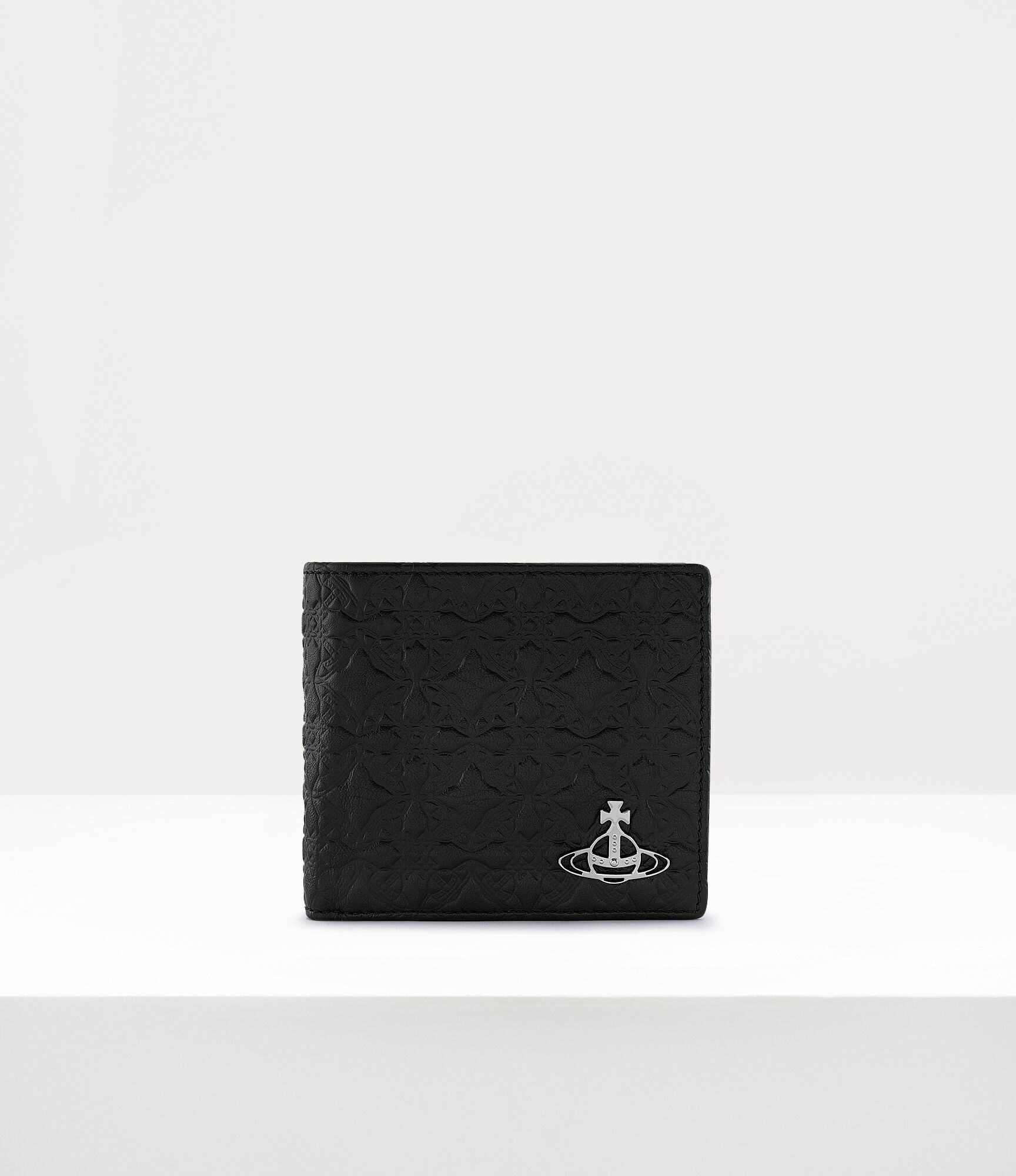 EMBOSSED MAN WALLET WITH COIN POCKET
