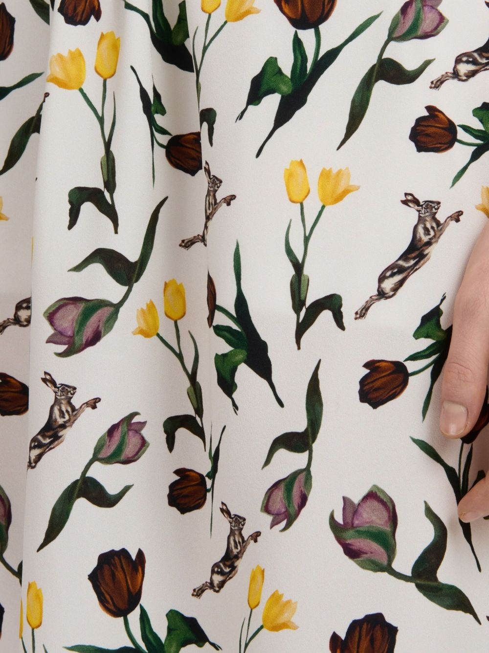 floral-print midi skirt - 5