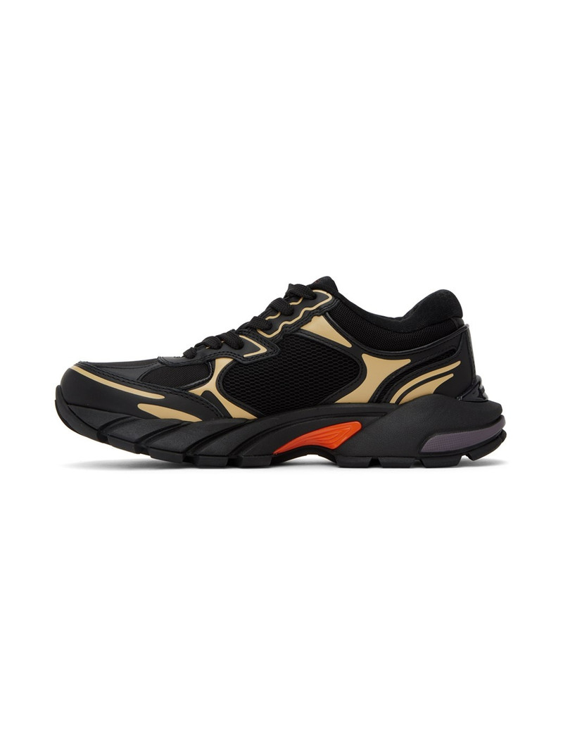 Heron Preston Black & Beige Block Stepper Sneakers outlook