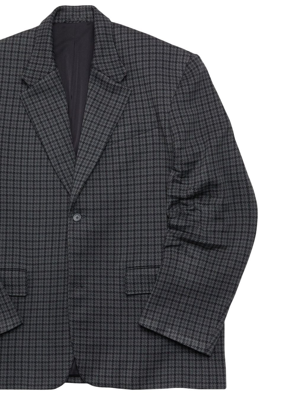 houndstooth single-breasted blazer - 2