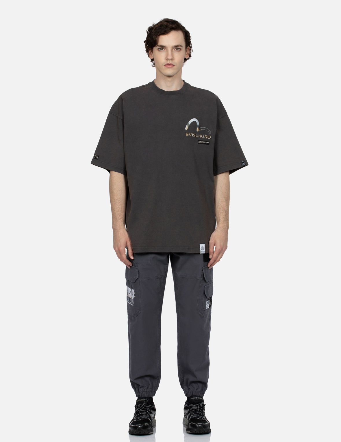 Logo Embossed Patch Fashion fit Cargo Pants - 6