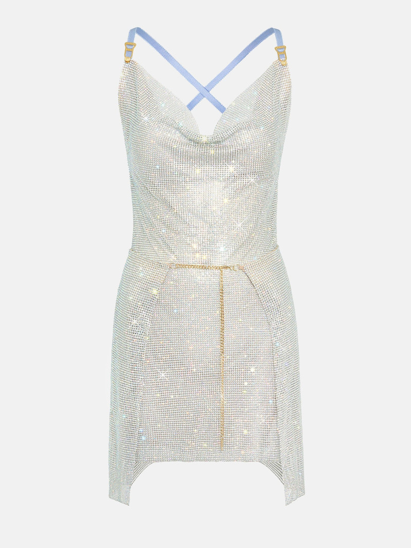 RHINESTONED ADRIANNE DRESS MOJITO 1