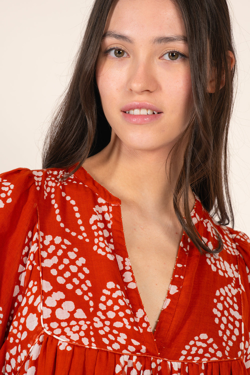 Mini Dress Cruz - Paprika Austral 4