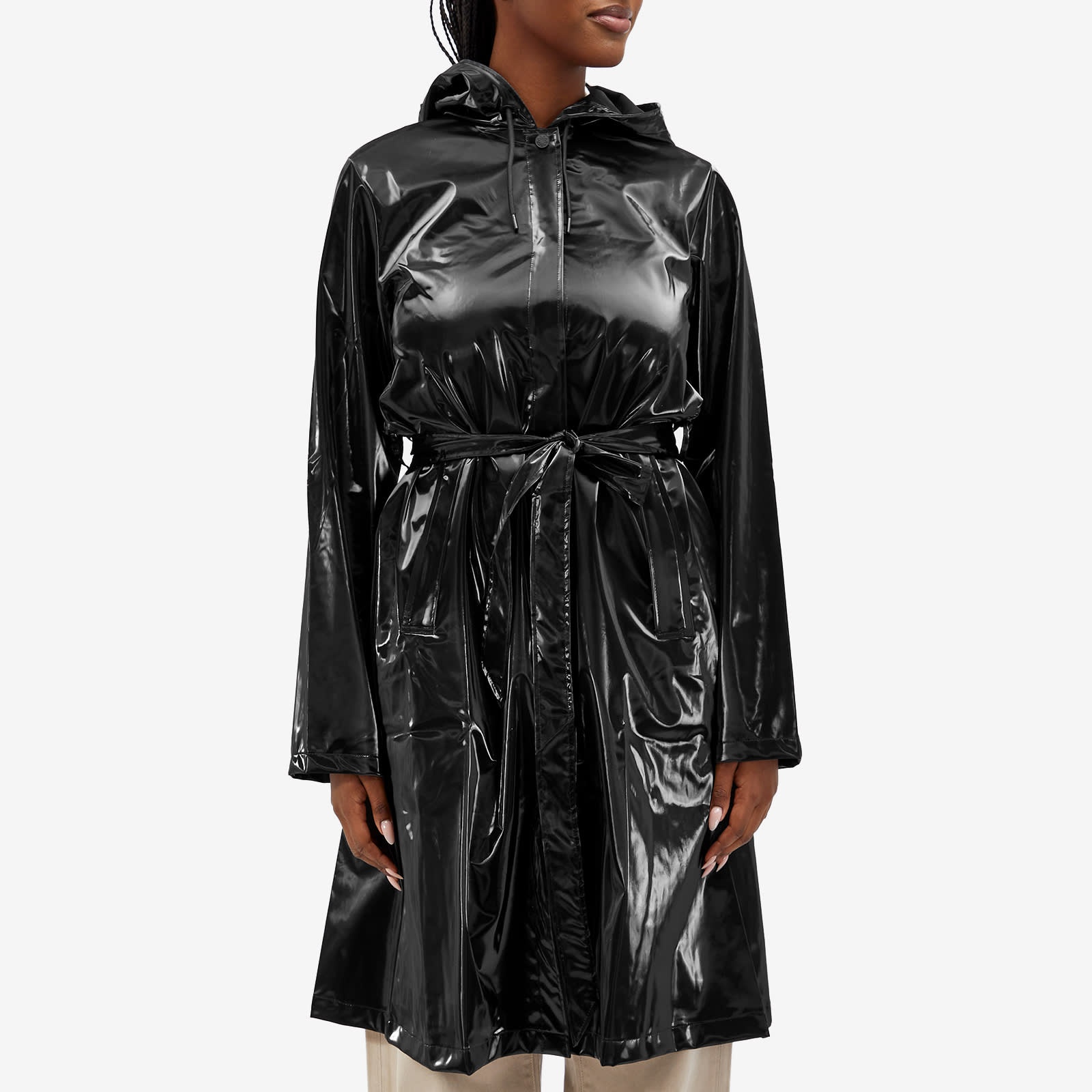 Rains A-Line Long Rain Coat - 2