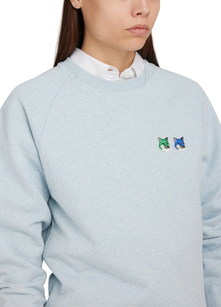 Tricolor Fox Patch Adjusted sweatshirt - 4