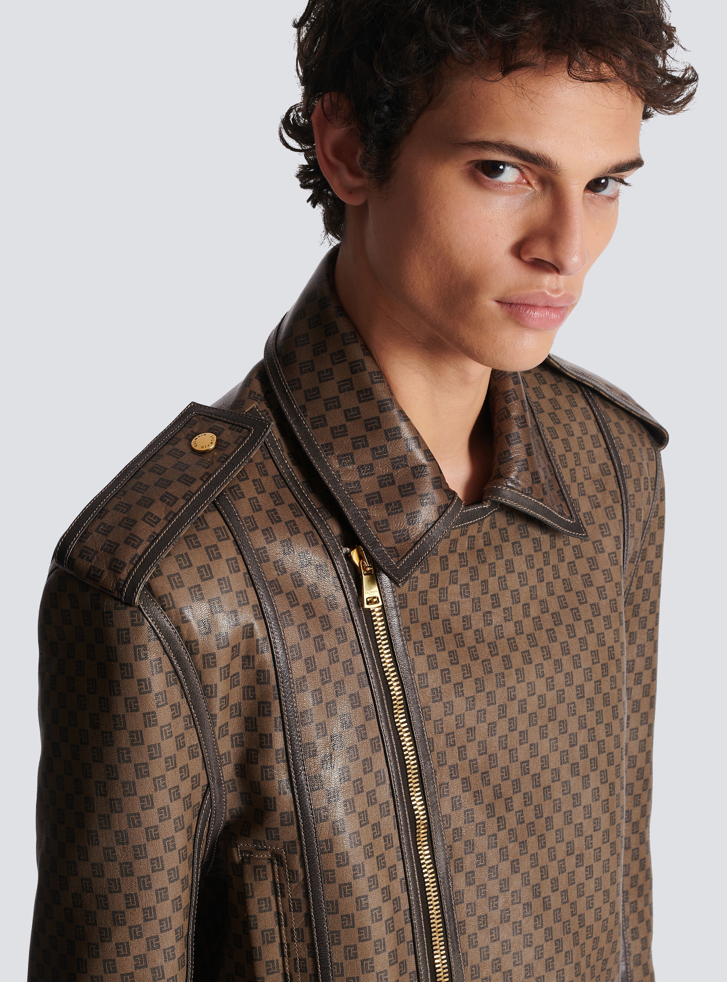 Balmain - Reversible Mini Monogram Bomber Jacket