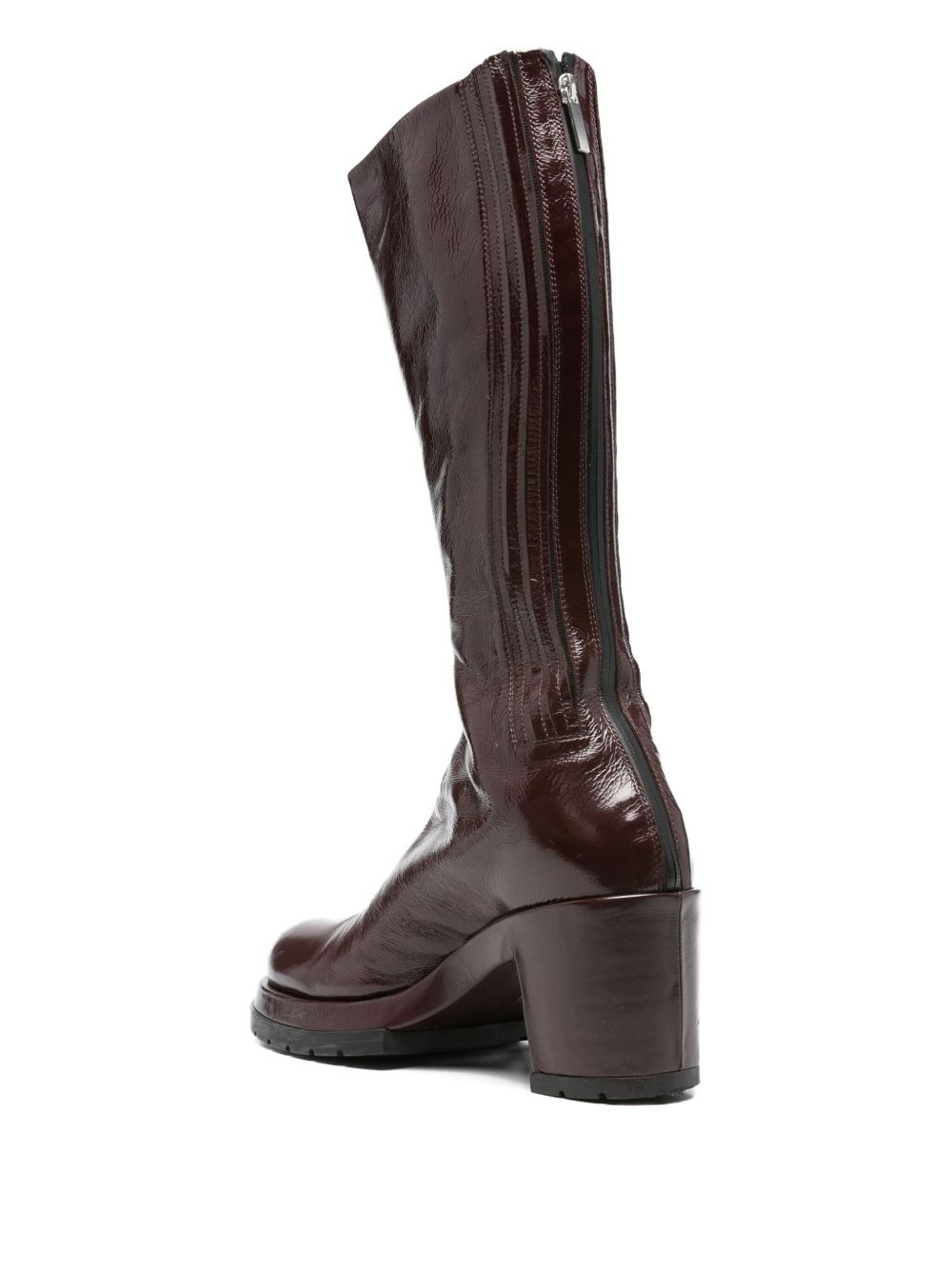 leather knee-high boots - 3