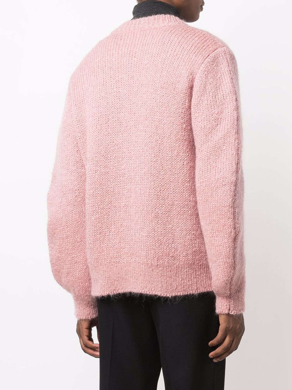 chunky knit crewneck jumper - 4