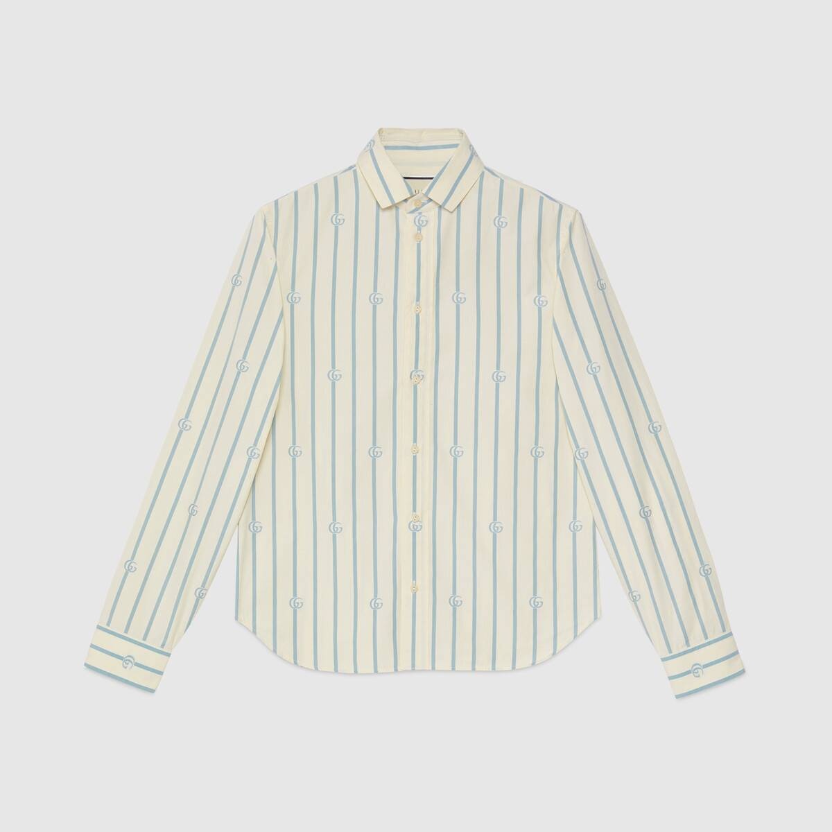 Double G stripe cotton shirt - 2