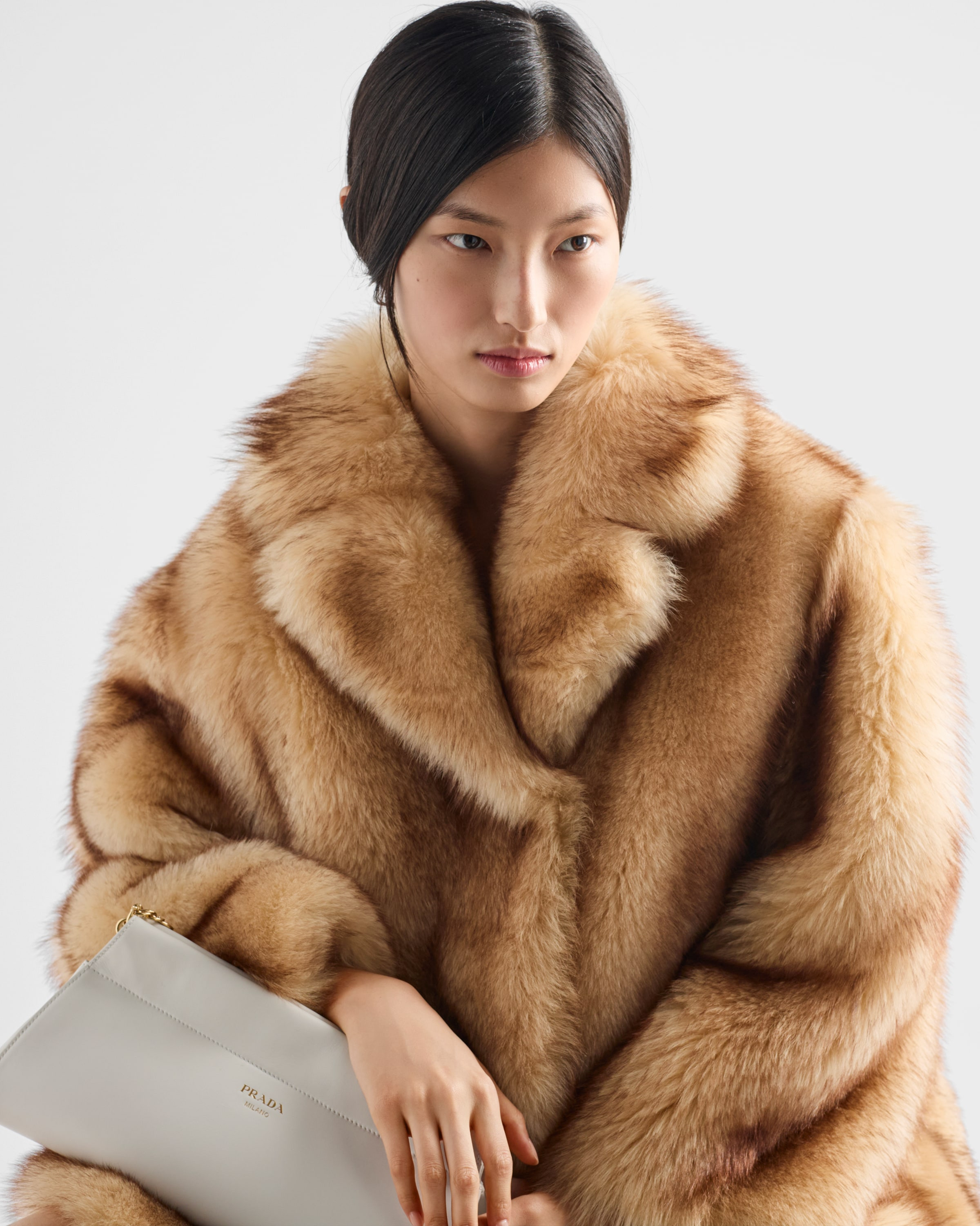Shearling caban jacket - 6