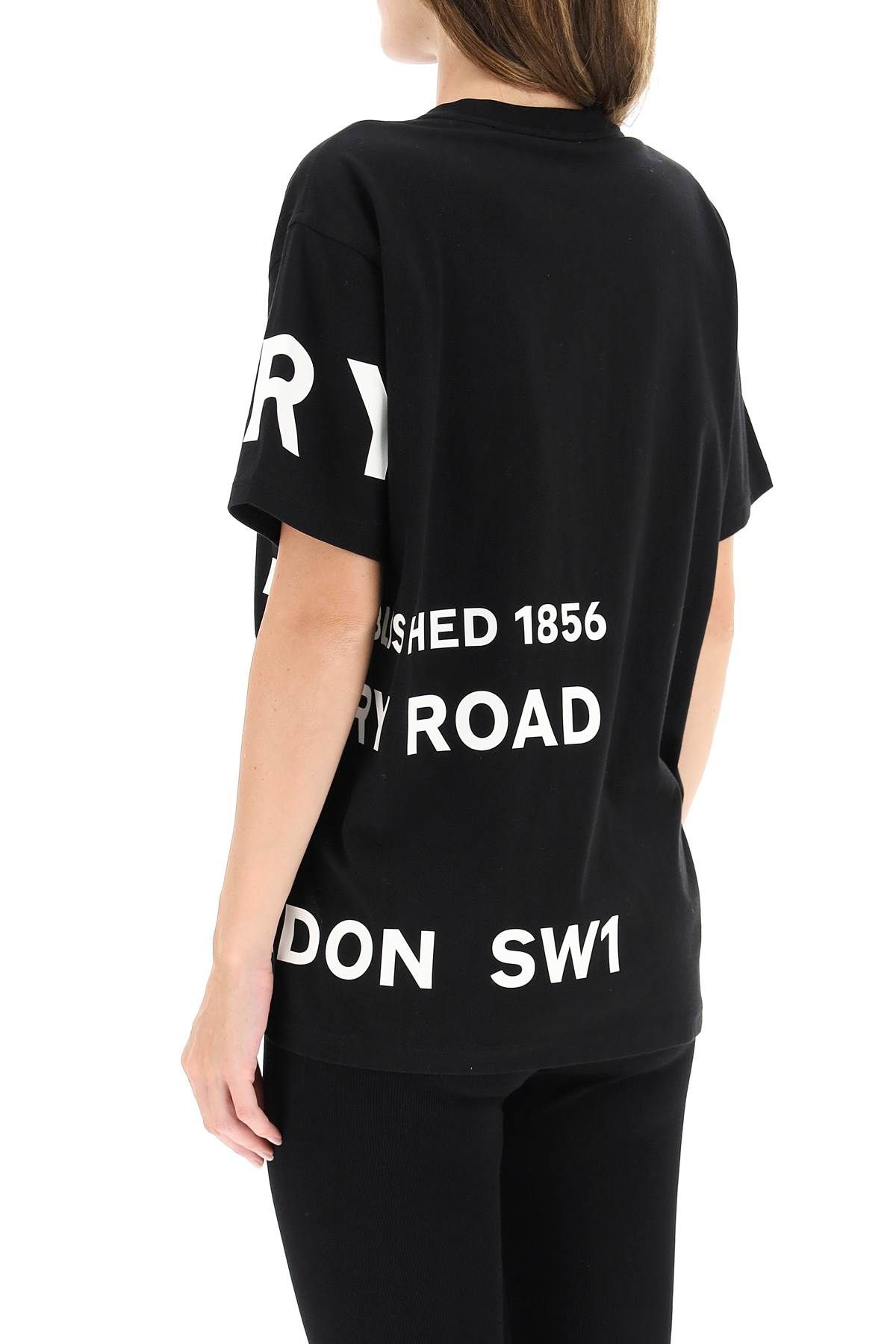 OVERSIZED T-SHIRT WITH HORSEFERRY PRINT - 4