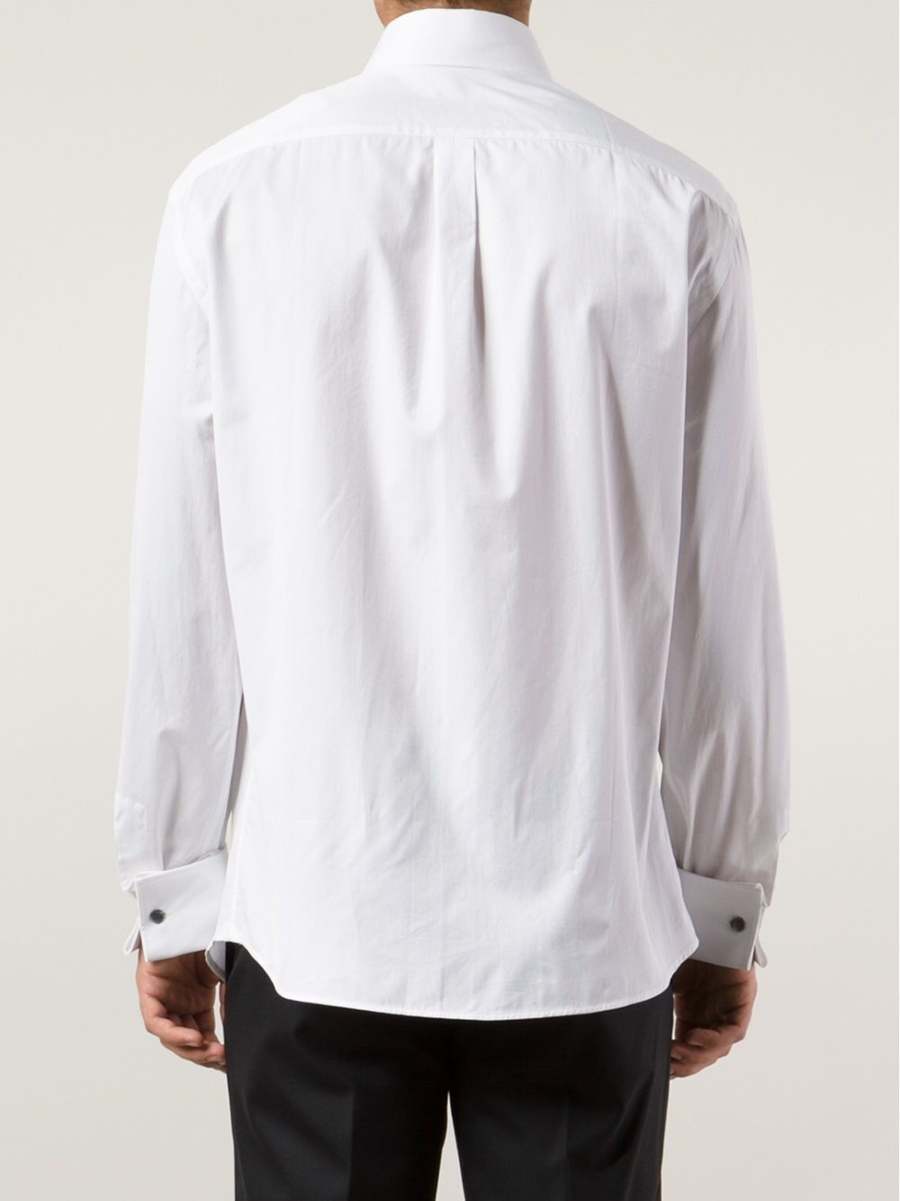 pleated bib shirt - 4