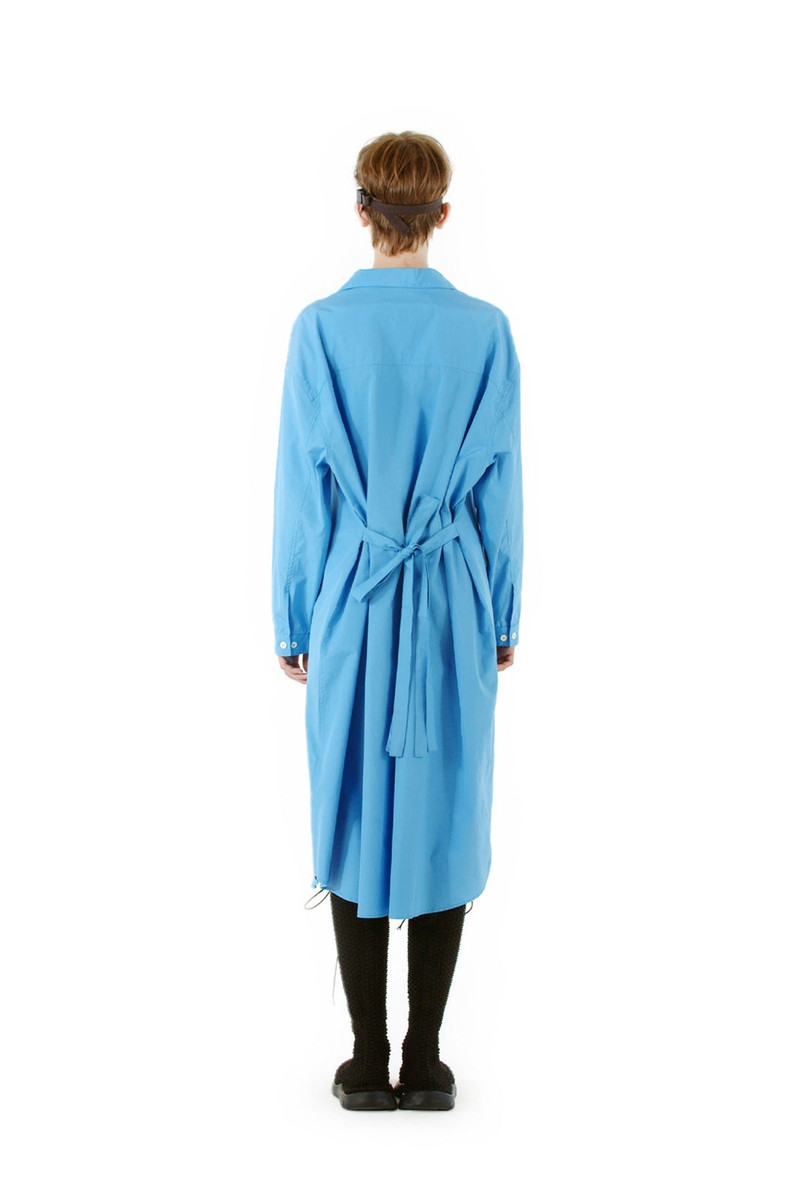 SUNNEI WRAPPED DRESS / light blue outlook