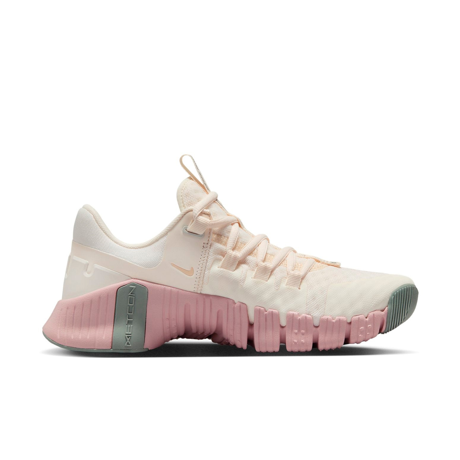 (WMNS) Nike Free Metcon 5 Workout Shoes 'Pale Ivory Ice Peach' DV3950-102 - 2