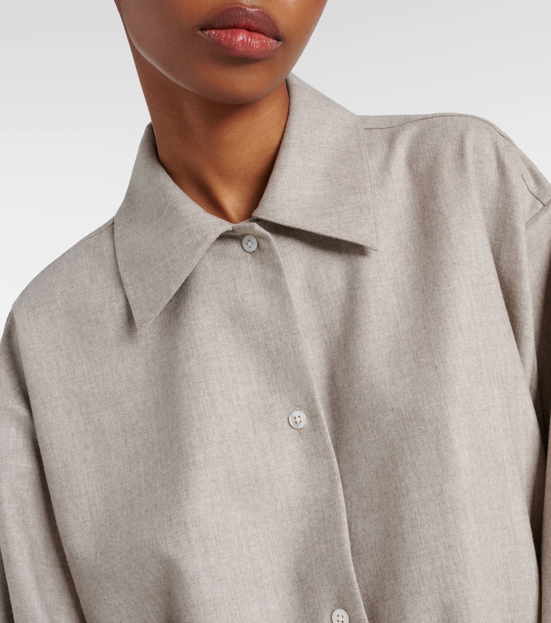 Komako wool and cashmere shirt - 5