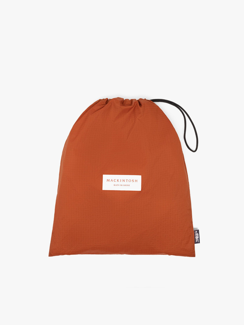 SOHO ORANGE NYLON PACKABLE RAINCOAT 7