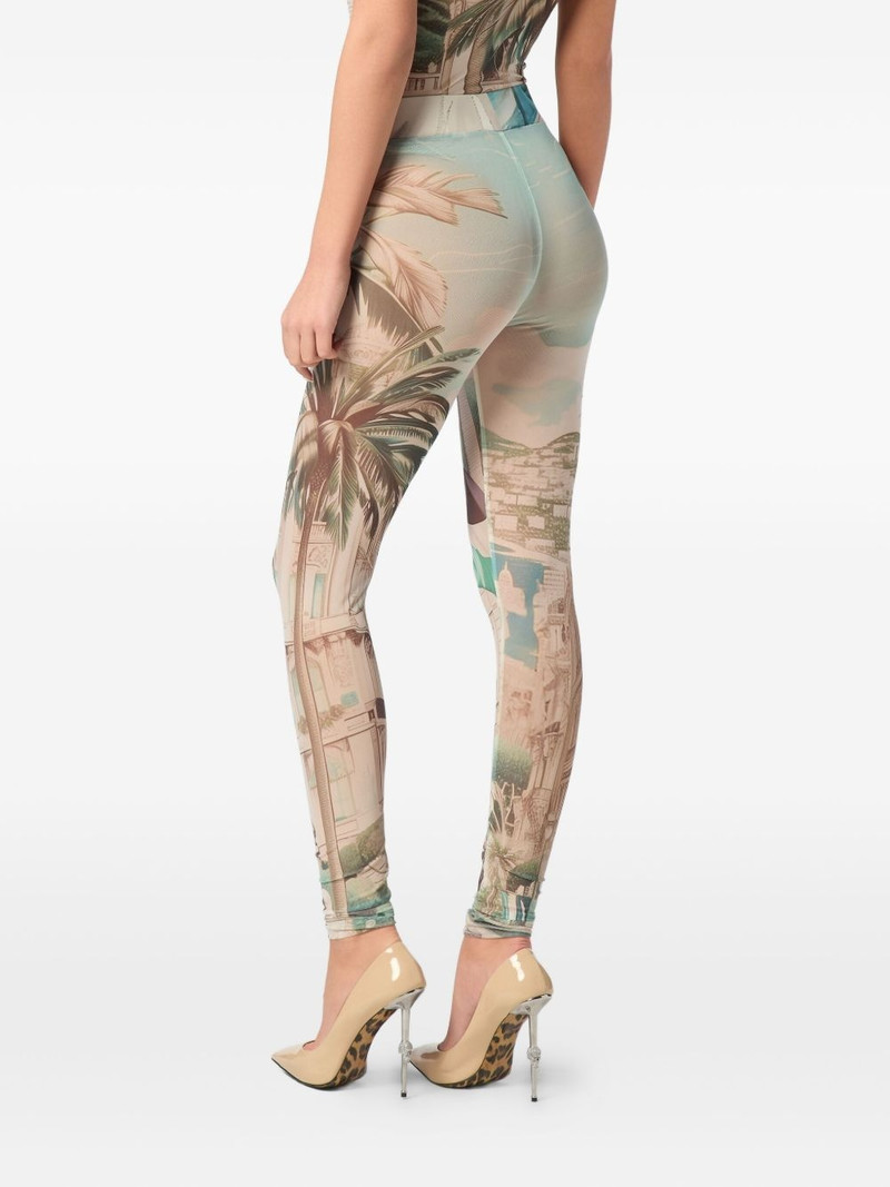 PHILIPP PLEIN Racing leggings outlook
