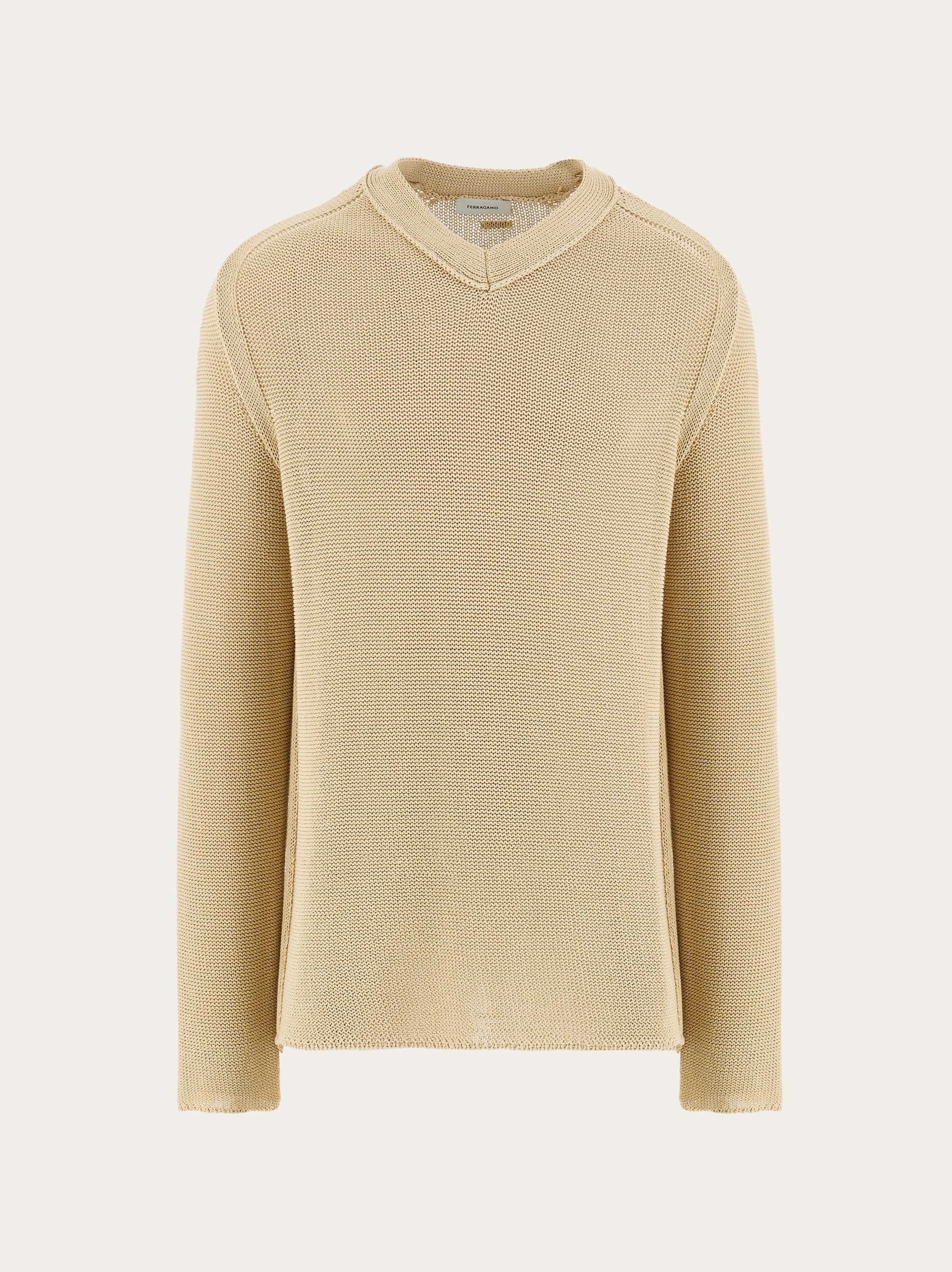 V-neck sweater - 1