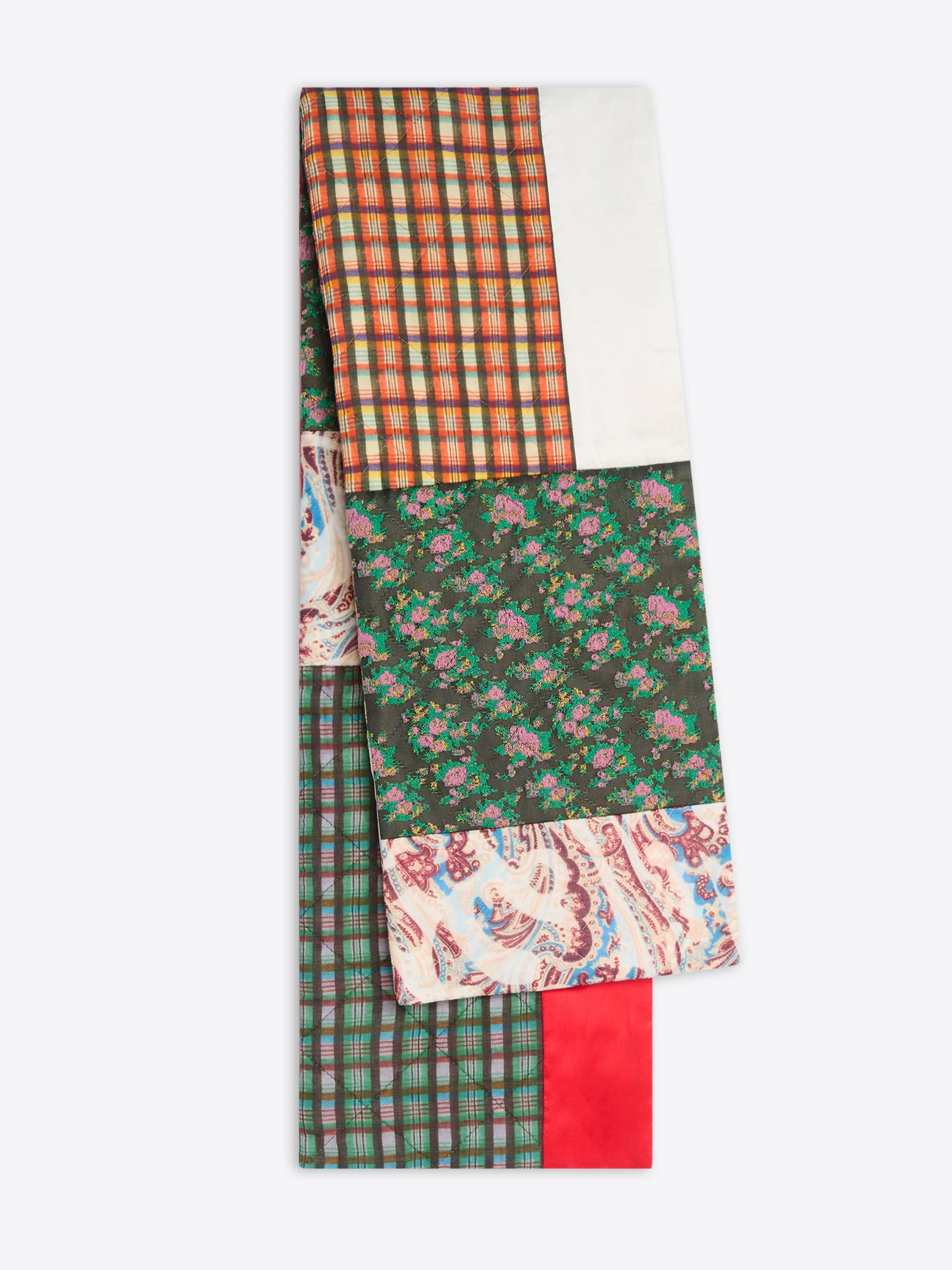 PATCHWORK JACQUARD SCARF - 1