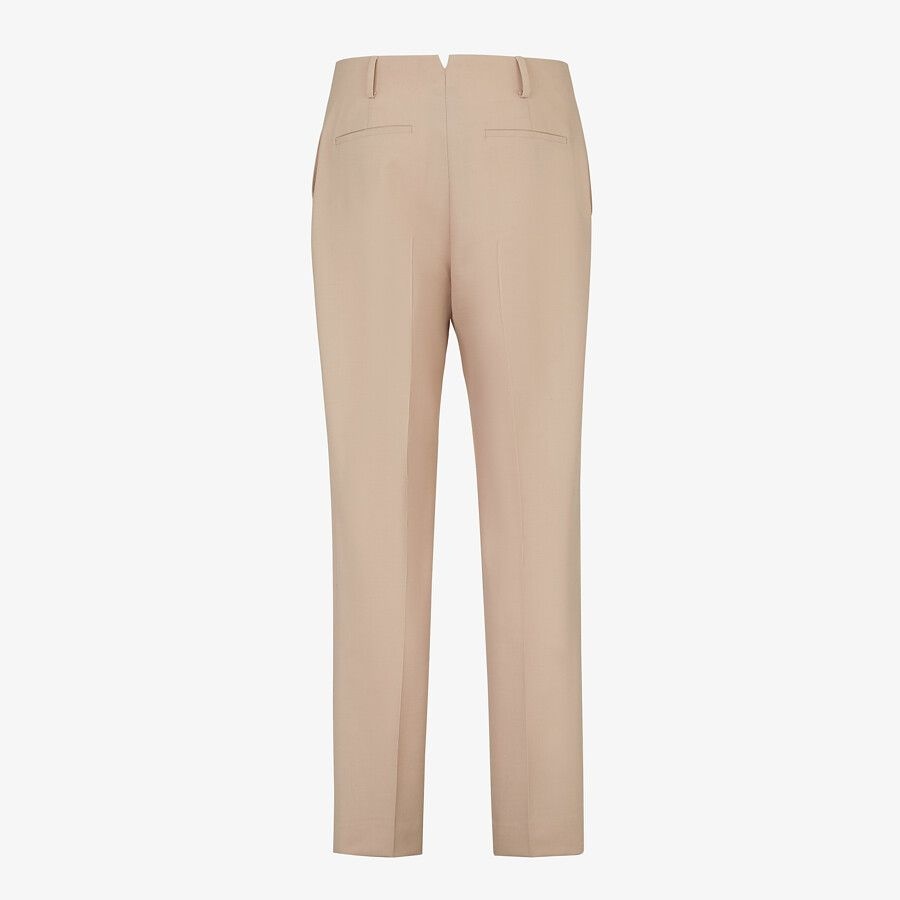 Beige wool pants - 2