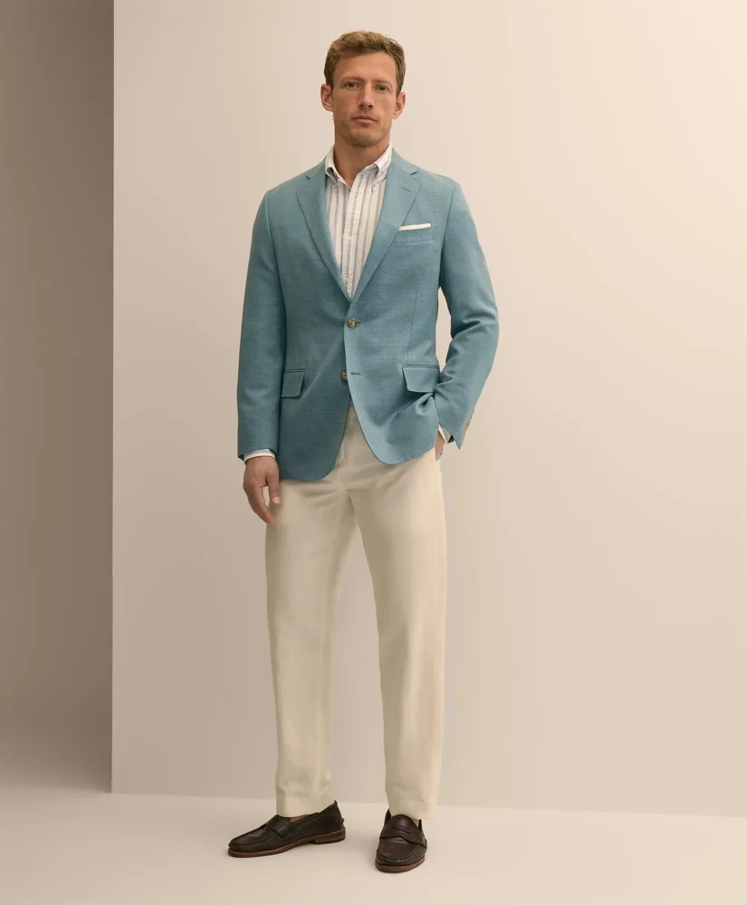 Classic Fit Wool Hopsack Sport Coat - 1