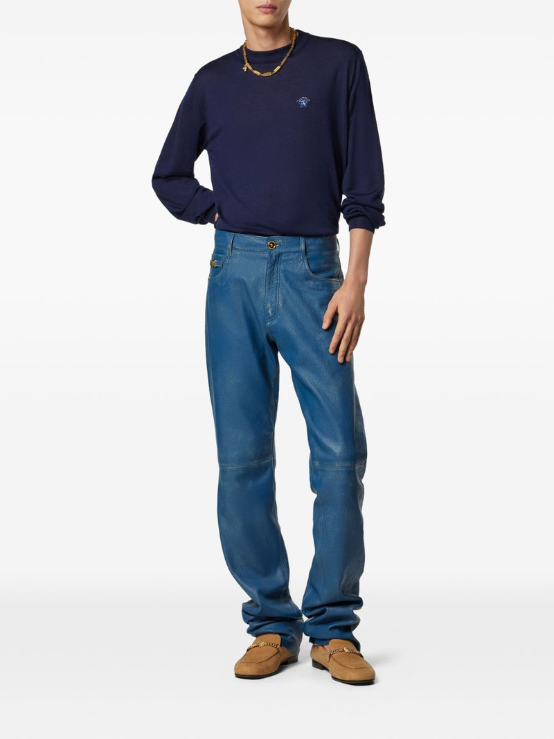 VERSACE Medusa-embroidered sweater outlook