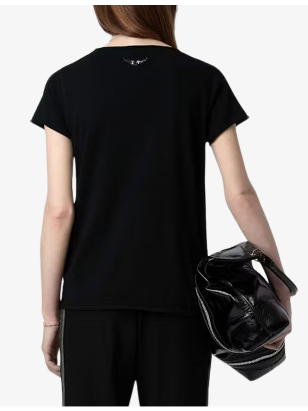Regular-fit button-neck cotton T-shirt - 4