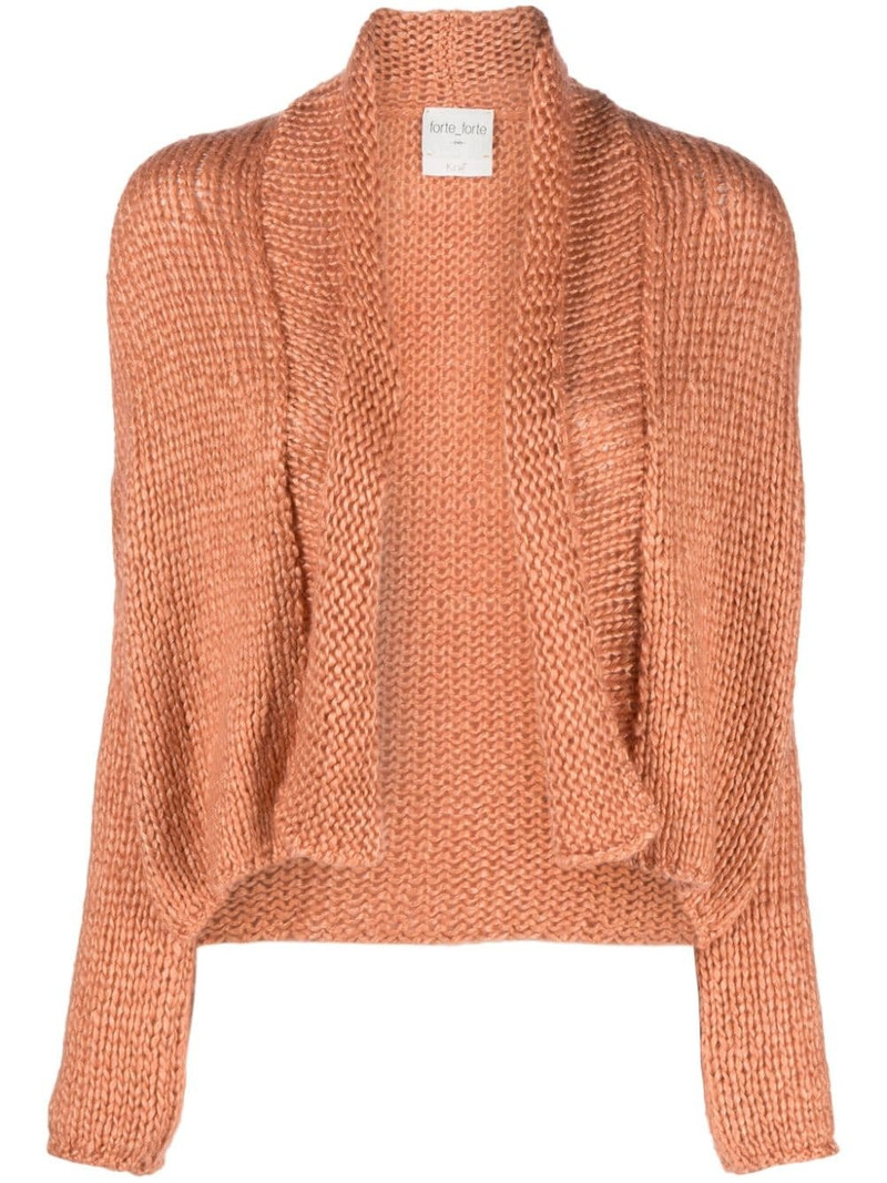 open-front cropped cardigan 1