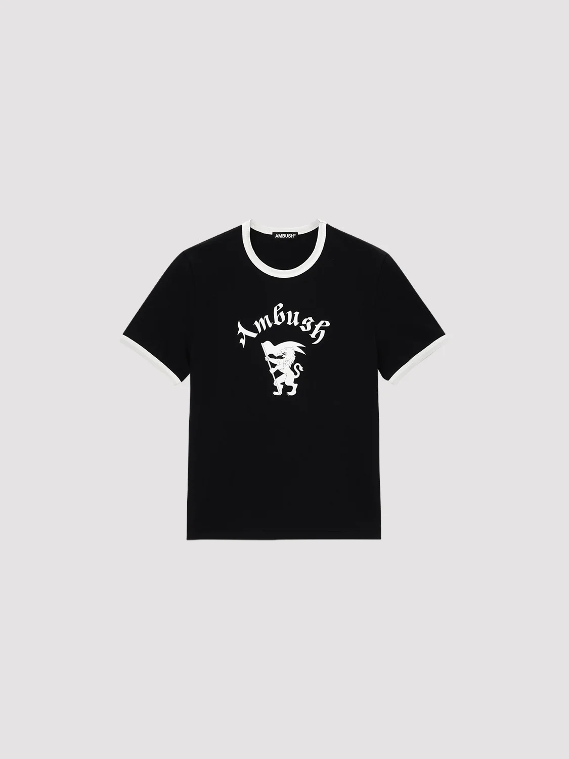 GOTHIC LOGO RINGER T-SHIRT - 1