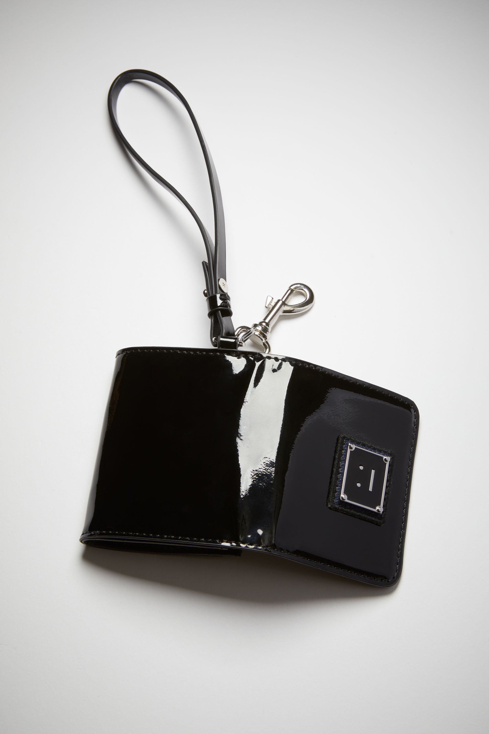 Face logo wallet - Black/black - 4
