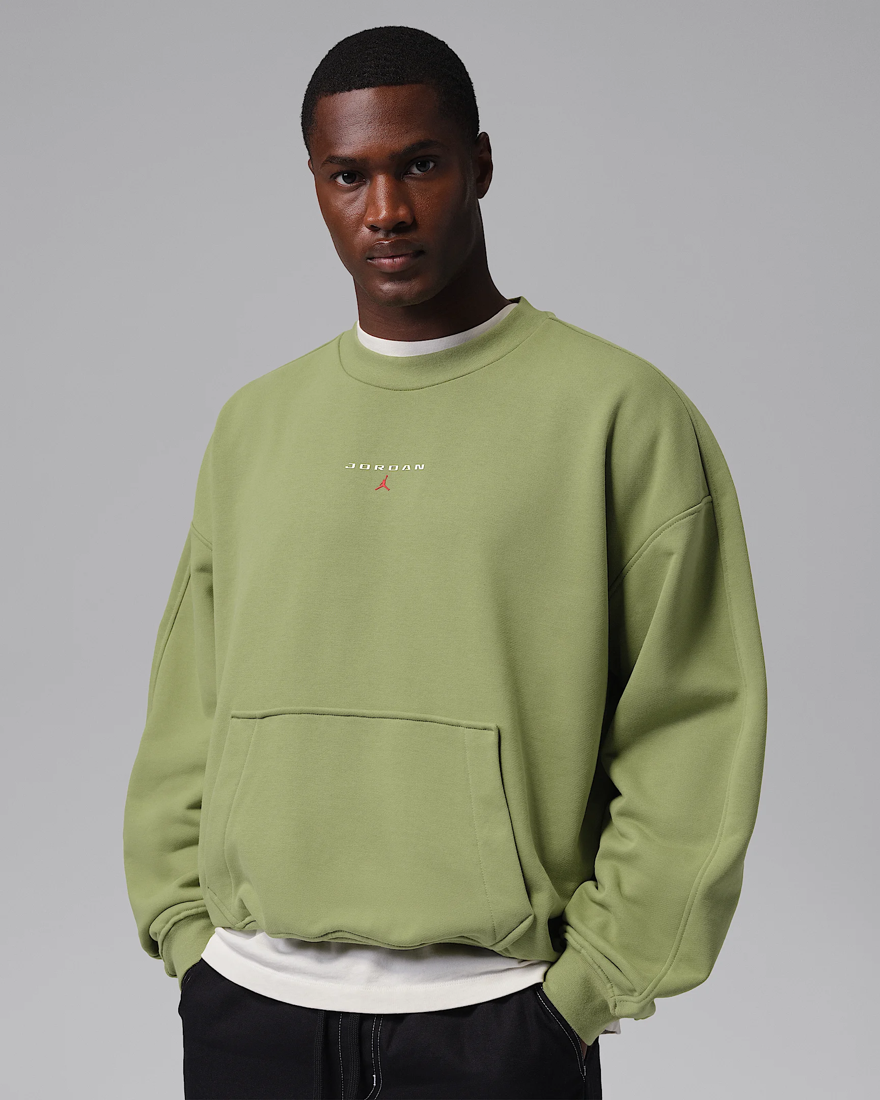 Jordan Flight Fleece Men's Crew-Neck Sweatshirt - 1