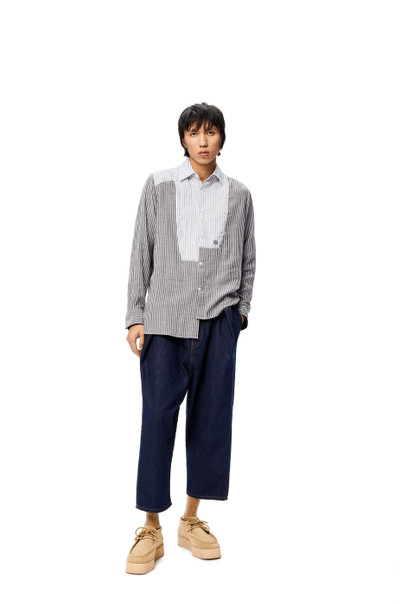 Loewe Cropped low crotch jeans in cotton outlook