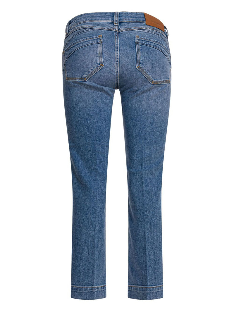 Sportmax logo-patch jeans outlook