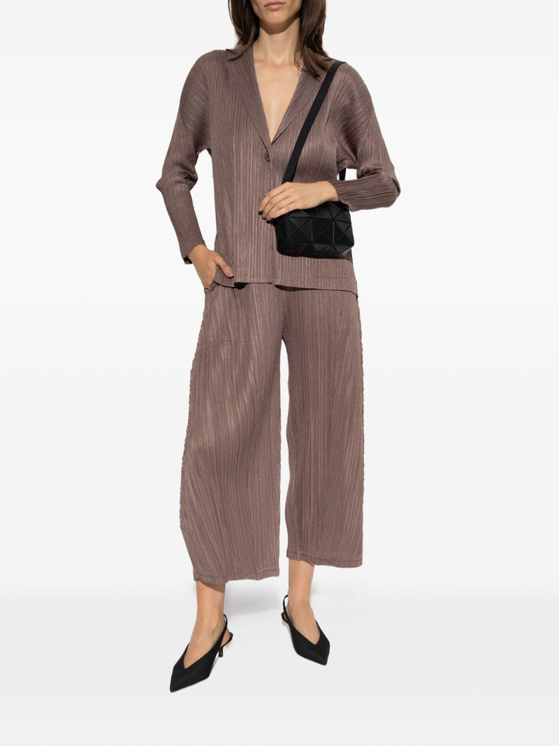 Pleats Please Issey Miyake pleated trousers outlook