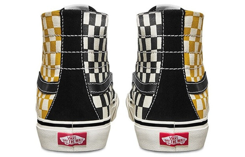 Vans Vans SK8-HI 'Black Yellow White' VN0A3MV1314 outlook
