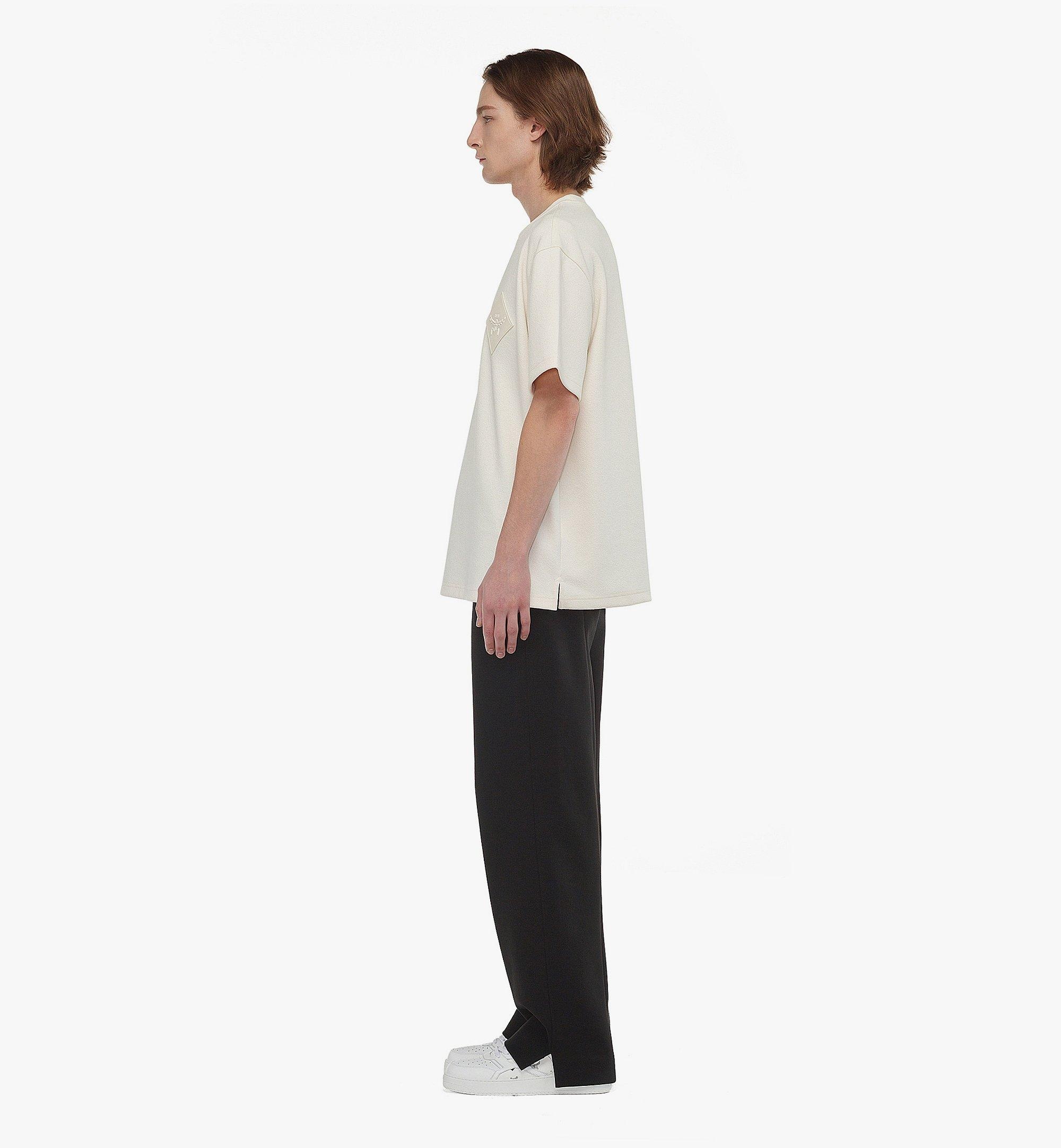 Logo Patch Bouclé T-Shirt - 4