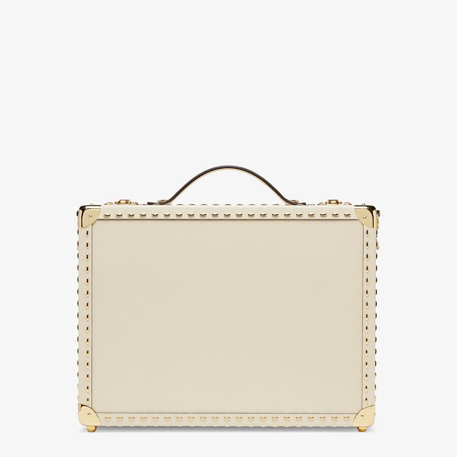 White leather suitcase - 3