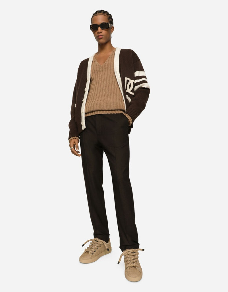 Stretch wool pants with Re-Edition label 5