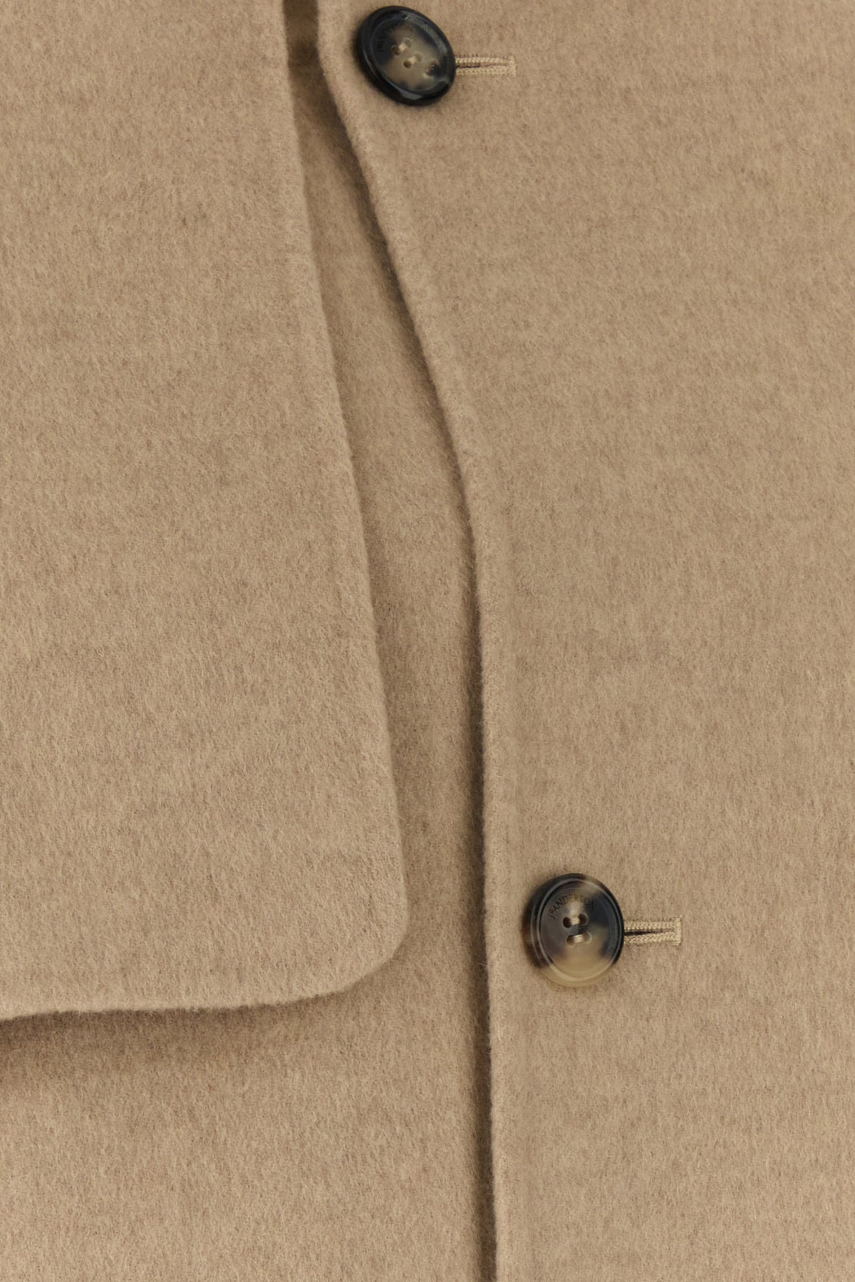 Beige wool coat - 3